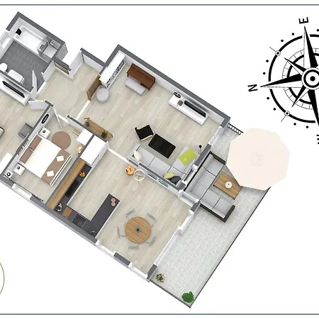 Domizil Parkstrasse - Fritzi Lejlighed Kölpinsee