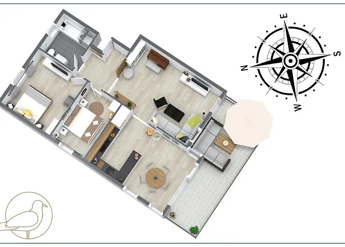 Domizil Parkstrasse - Fritzi Appartement Kolpinsee